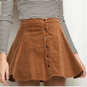 brandy Melville button up skirt
